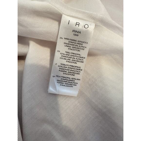 NWOT Irinia Red Wool Blend Coat 34 - Picture 6 of 9